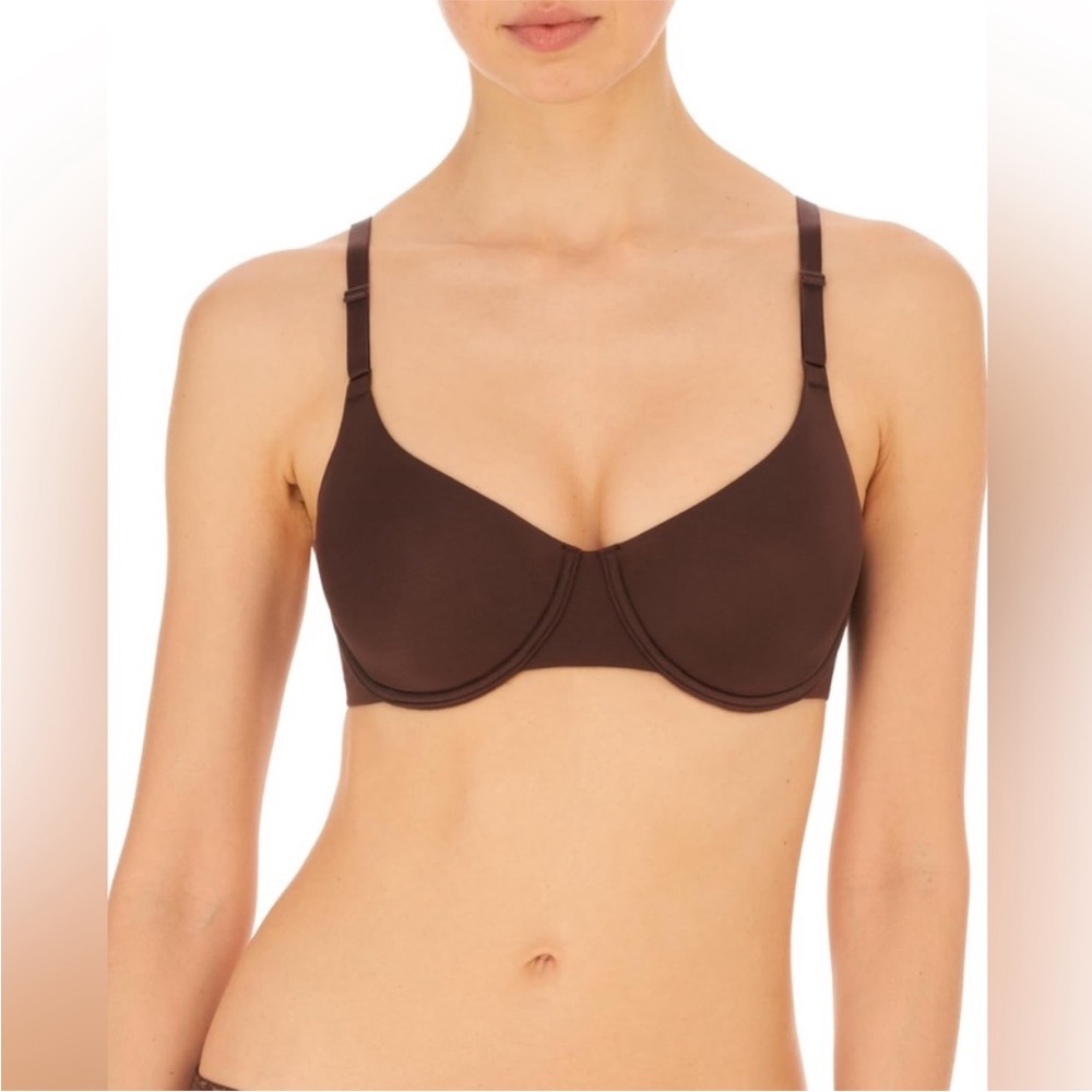 Natori 36D NWOT Brown Seamless Super Supportive Underwire T-Shirt Bra